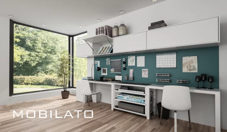 Amenajarea biroului cu piesele de mobilier pentru birou de la Mobilato la super reduceri